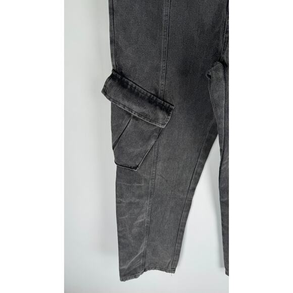 XXIII Twenty Three Kiran Cargo Jeans Washed Grey Mens 34x31 New Baggy 90s - Picture 6 of 13